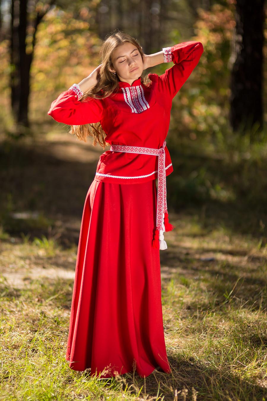 Underwear Women in Slavic costumes in Zhaotong