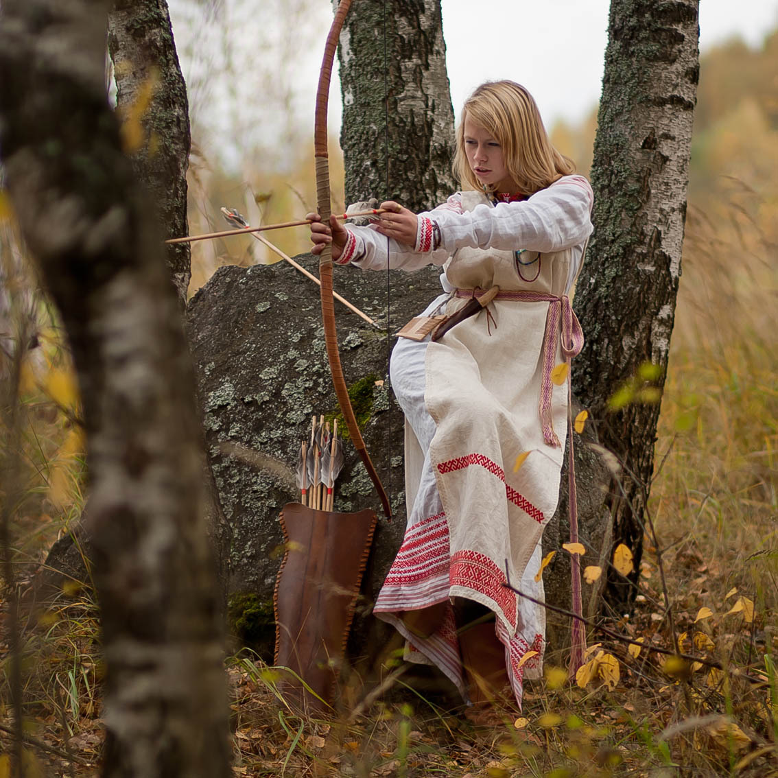 Sexy photo Girls in Slavic costumes in Zhaotong